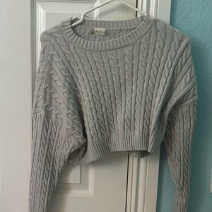 CROPPED WOMANS MEDIUM SWEATER